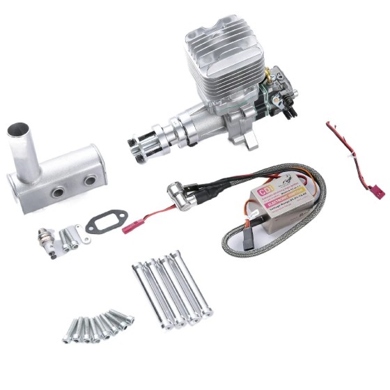 Rcgf Stinger 35cc Se Gasoline Engine 2 Cycle Piston Value Type Support 1908 2010 Prop for Rc Uav Airplane Fixed-wing